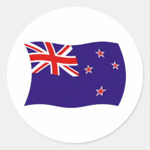 Autocollant du drapeau de la Nouvelle-Zélande