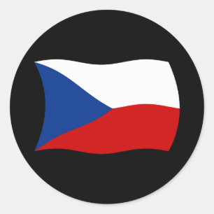 Autocollant du drapeau de la République tchèque