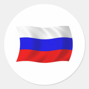 Autocollant du drapeau de la Russie