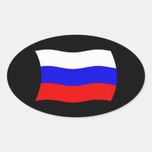 Autocollant du drapeau de la Russie