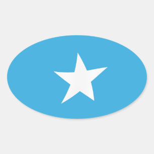 Autocollant du drapeau de la Somalie