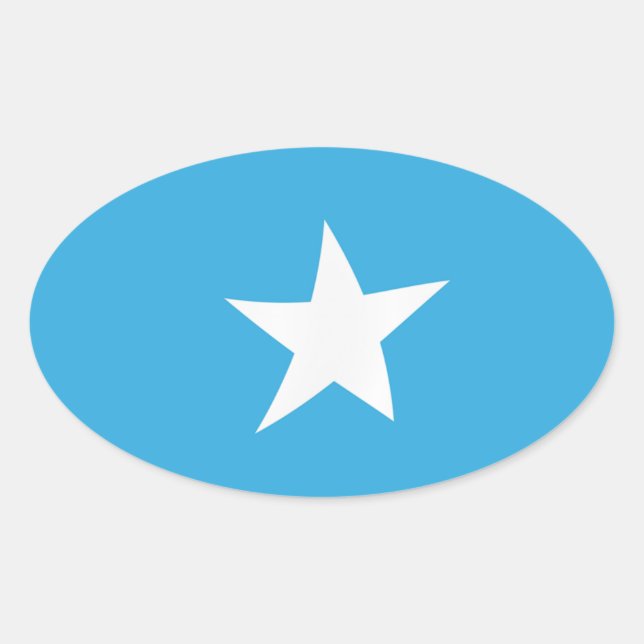 Autocollant du drapeau de la Somalie (Devant)