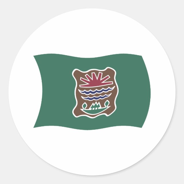 Autocollant du drapeau de la tribu Abenaki (Devant)
