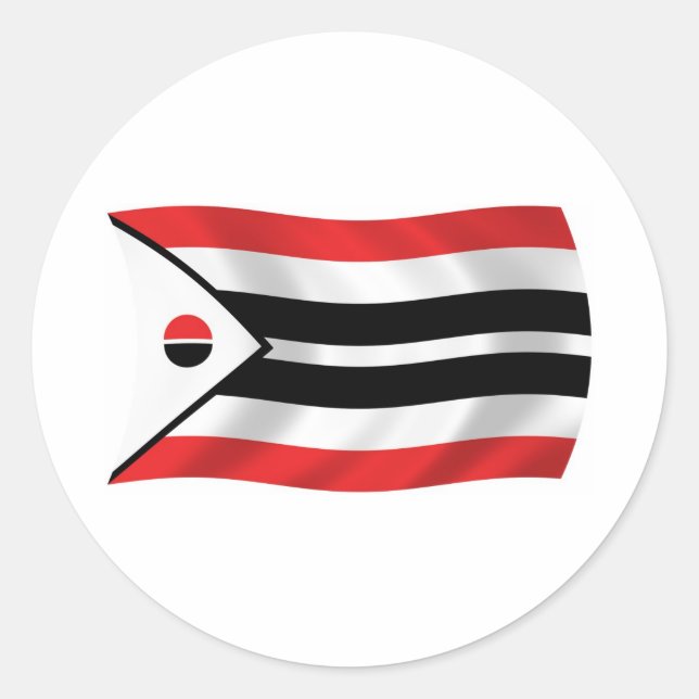 Autocollant du drapeau de la tribu Arapaho (Devant)