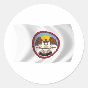 Autocollant du drapeau de la tribu Ute