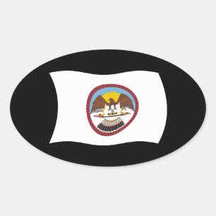 Autocollant du drapeau de la tribu Ute