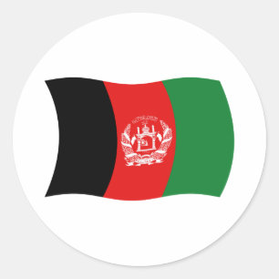 Autocollant du drapeau de l'Afghanistan