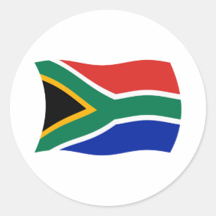 Autocollant du drapeau de l'Afrique du Sud