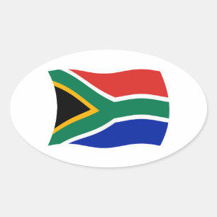 Autocollant du drapeau de l'Afrique du Sud