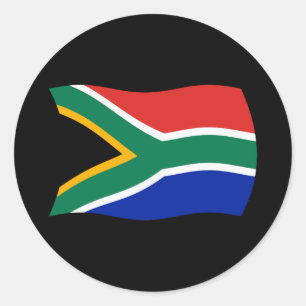 Autocollant du drapeau de l'Afrique du Sud