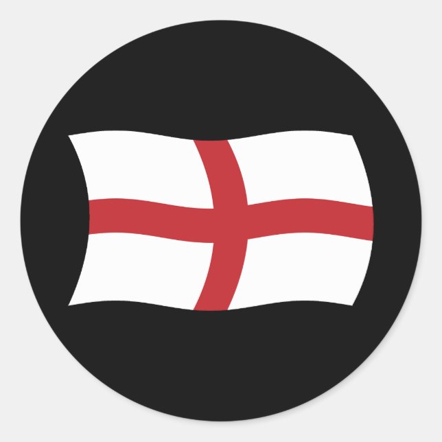 Autocollant du drapeau de l'Angleterre (Devant)