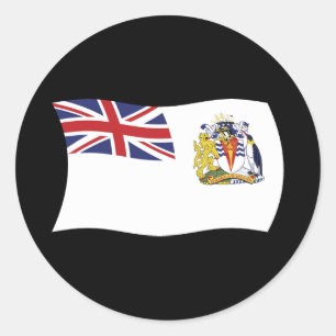 Autocollant du drapeau de l'Antarctique britanniqu
