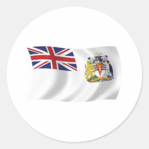 Autocollant du drapeau de l'Antarctique britanniqu