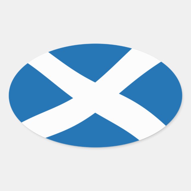 Autocollant du drapeau de l'Écosse (Devant)