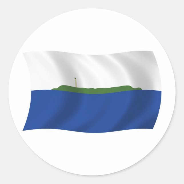 Autocollant du drapeau de l'île de Navassa (Devant)