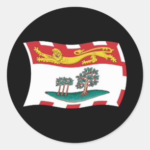 Autocollant du drapeau de l'Île-du-Prince-Édouard
