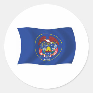 Autocollant du drapeau de l'Utah