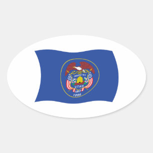Autocollant du drapeau de l'Utah