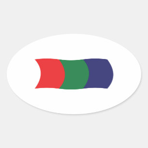 Autocollant du drapeau de Mars