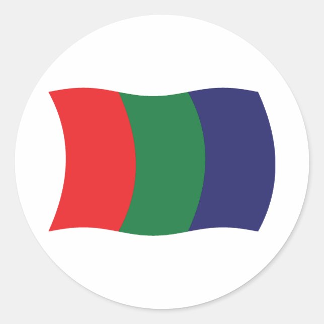 Autocollant du drapeau de Mars (Devant)