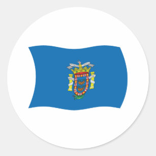 Autocollant du drapeau de Melilla