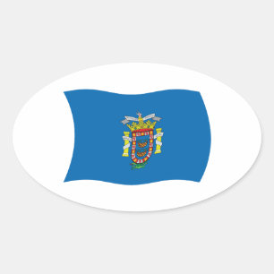 Autocollant du drapeau de Melilla
