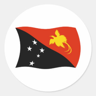 Autocollant du drapeau de Papouasie-Nouvelle-Guiné