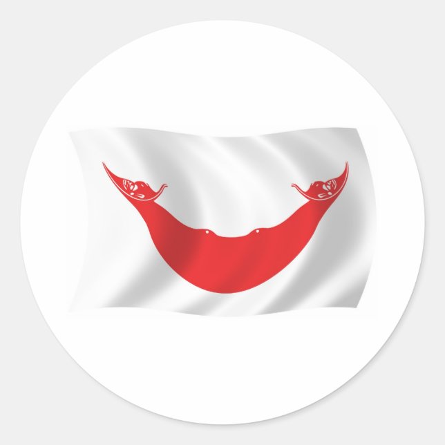 Autocollant du drapeau de Rapa Nui (Devant)