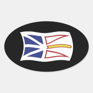 Autocollant du drapeau de Terre-Neuve-et-Labrador