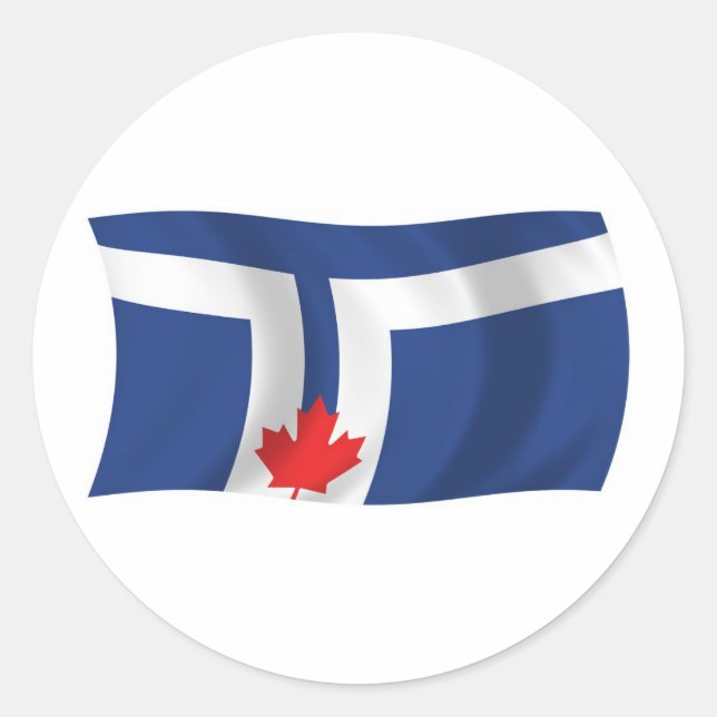 Autocollant du drapeau de Toronto (Devant)