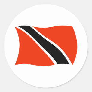 Autocollant du drapeau de Trinité-et-Tobago