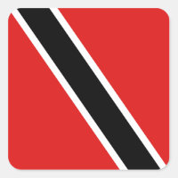 Autocollant du drapeau de Trinité-et-Tobago