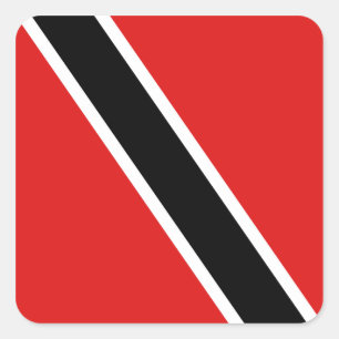Autocollant du drapeau de Trinité-et-Tobago