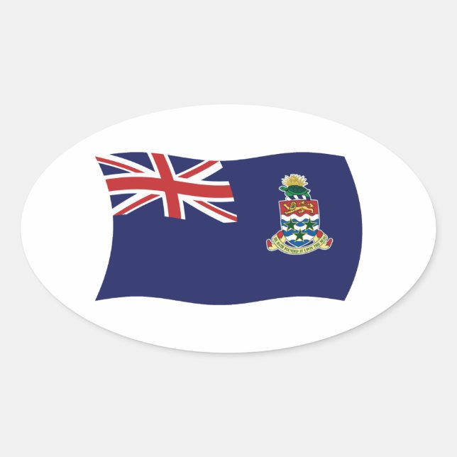 Autocollant du drapeau des îles Caïmans (Devant)