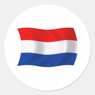Autocollant du drapeau des Pays-Bas