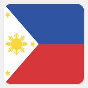 Autocollant du drapeau des Philippines