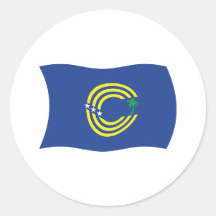 Autocollant du drapeau des Tokelau