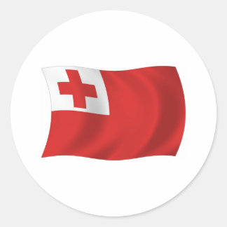 Autocollant du drapeau des Tonga