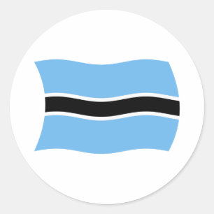 Autocollant du drapeau du Botswana