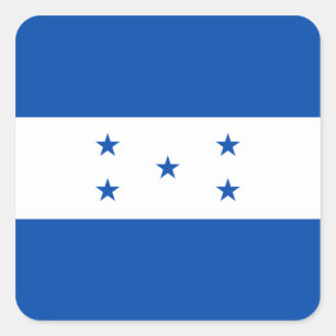 Autocollant du drapeau du Honduras