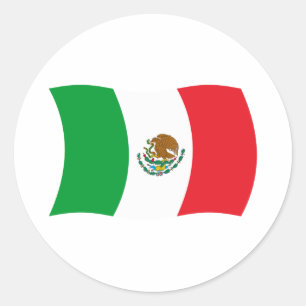 Autocollant du drapeau du Mexique