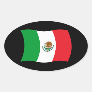Autocollant du drapeau du Mexique