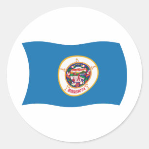 Autocollant du drapeau du Minnesota