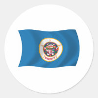 Autocollant du drapeau du Minnesota