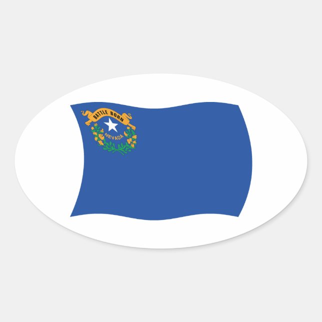 Autocollant du drapeau du Nevada (Devant)