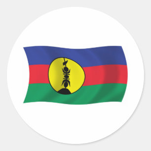 Autocollant du drapeau du peuple kanak