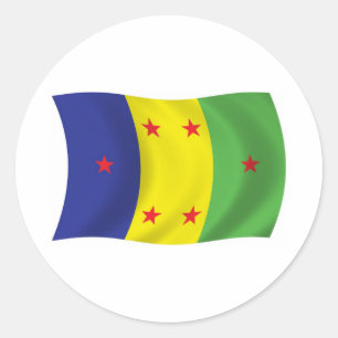 Autocollant du drapeau du peuple Ogoni