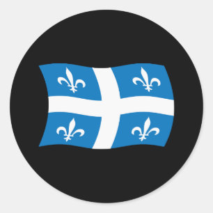 Autocollant du drapeau du Québec