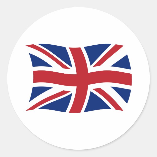 Autocollant du drapeau du Royaume-Uni (Devant)