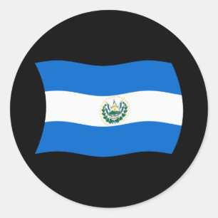 Autocollant du drapeau du Salvador